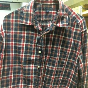Gap Button Down Plaid Shirt